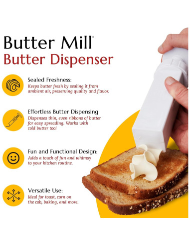 Dispensador de Mantequilla Max Space Butter Mill - 167g