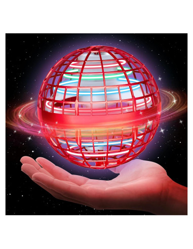 Bola Voladora Flotante Flying Lan 9cm Juguete Seguro Rojo