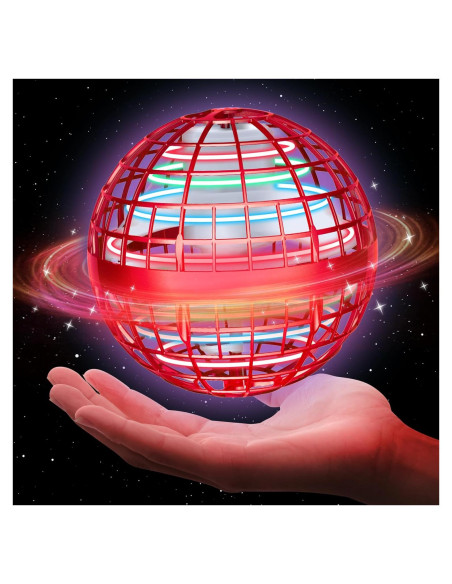 Bola Voladora Flotante Flying Lan 9cm Juguete Seguro Rojo