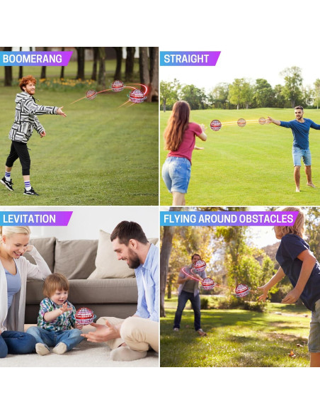 Bola Voladora Flotante Flying Lan 9cm Juguete Seguro Rojo