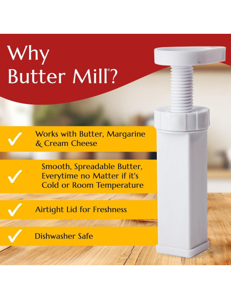 Dispensador de Mantequilla Max Space Butter Mill - 167g