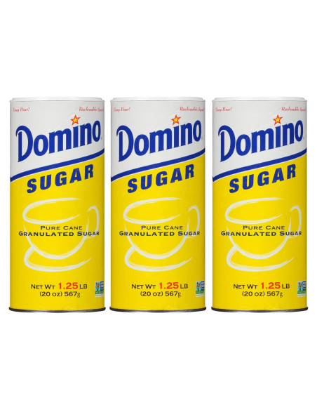 Azúcar Granulado Domino 3 Paquetes de 567 g Cada Uno