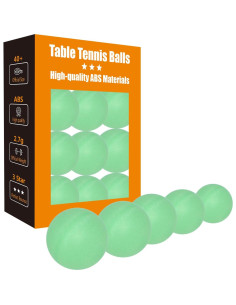 Pelotas de Ping Pong Meizhouer 12 Piezas Brillantes 2