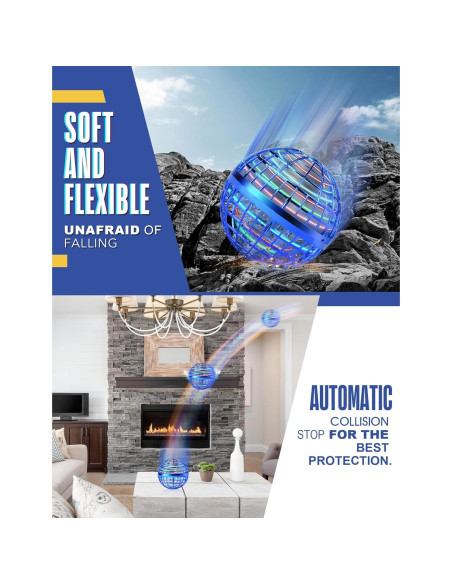 Bolas Voladoras 2-Pack DONGGUAN Azul, Juguete Interactivo