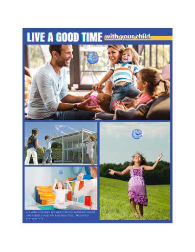 Bolas Voladoras 2-Pack DONGGUAN Azul, Juguete Interactivo