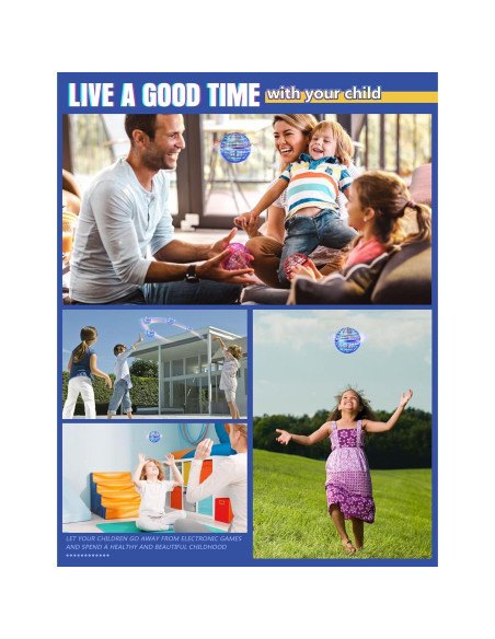 Bolas Voladoras 2-Pack DONGGUAN Azul, Juguete Interactivo