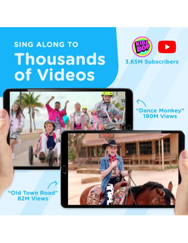 Micrófono de Karaoke Move2Play Kidz Bop Azul | 4 Efectos de Voz