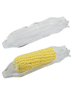Bandejas de Plástico Transparente para Maíz XGNG - 6 Piezas 26.8 cm
