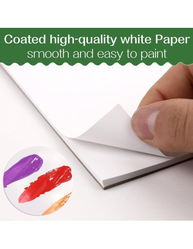 AROIC Bloc de Papel para Pintura con Dedos 36 Hojas 28x36 cm