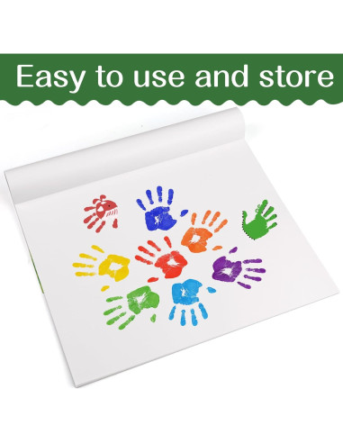 AROIC Bloc de Papel para Pintura con Dedos 36 Hojas 28x36 cm