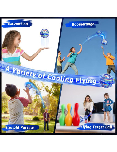 Bola Voladora Mágica Semai AC04 con Luz LED - Juguete Dron 9cm