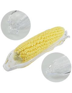 Bandejas de Plástico Transparente para Maíz XGNG - 6 Piezas 26.8 cm 2