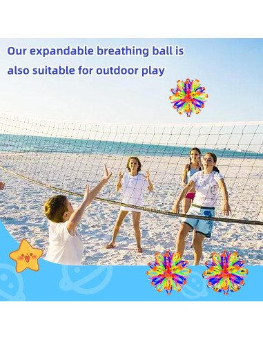 Bola Expandible AGSIXZLAN Juguete Antiestrés para Niños