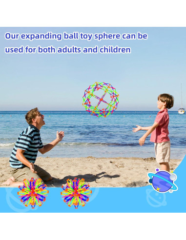 Bola Expandible AGSIXZLAN Juguete Antiestrés para Niños