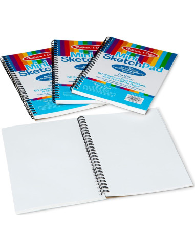 Bloc de Dibujo Enlazado Melissa & Doug - Paquete de 4