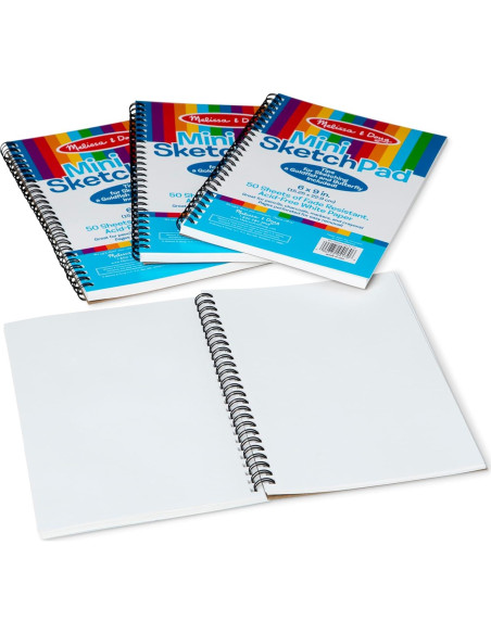 Bloc de Dibujo Enlazado Melissa & Doug - Paquete de 4