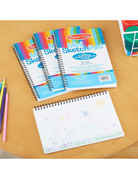 Bloc de Dibujo Enlazado Melissa & Doug - Paquete de 4