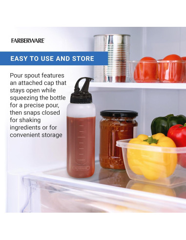 Juego de Brochas y Botellas Squeeze BBQ Farberware 20.32cm