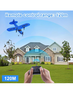 Avión RC DEEGOO FX803 2CH Fácil de Volar Azul 2