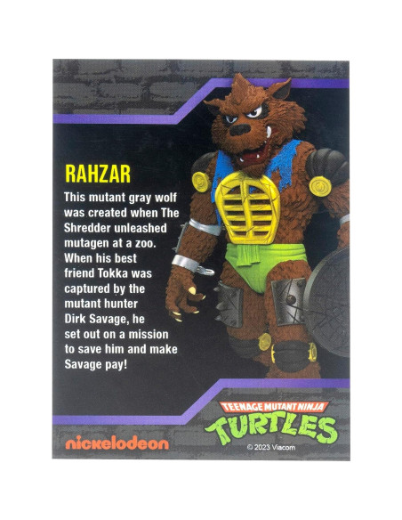Figura de acción Rahzar TMNT 15 cm con accesorios