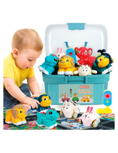 Conjunto de Juguetes de Coches de Animales Kiddiworld 12-36 meses