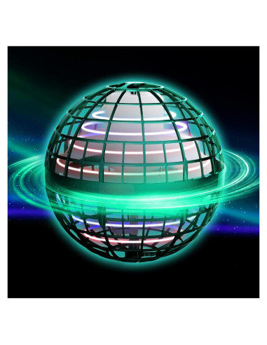 CASEIER Juguete Bola Orbital Voladora Verde 2025, Mini Drone