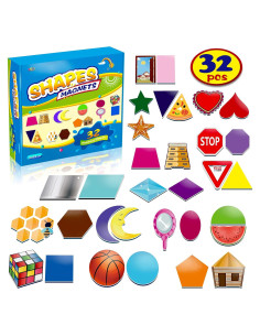 32 Imán de Formas y Colores SpriteGru para Aprendizaje