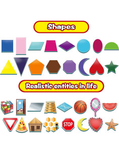 32 Imán de Formas y Colores SpriteGru para Aprendizaje 2