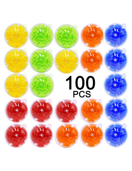 100PCS Mini Bolas de Laberinto 3D YI-YANG-AII Juguetes