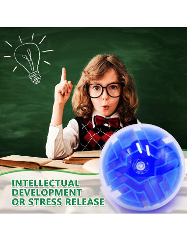 100PCS Mini Bolas de Laberinto 3D YI-YANG-AII Juguetes