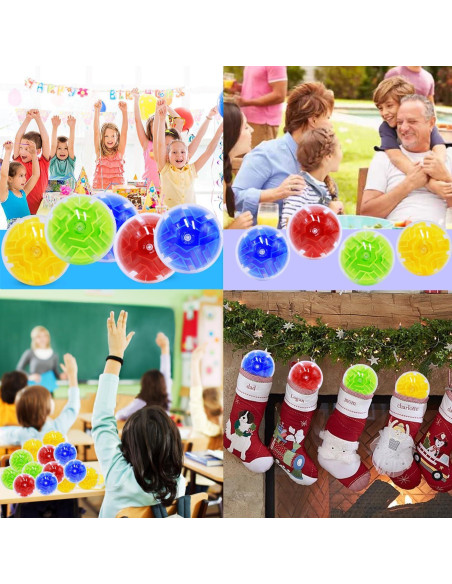 100PCS Mini Bolas de Laberinto 3D YI-YANG-AII Juguetes
