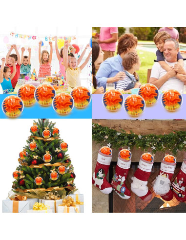 12 Piezas Bola Laberinto 3D YI-YANG-AII Juguete Educativo