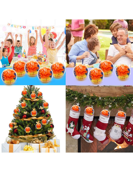 12 Piezas Bola Laberinto 3D YI-YANG-AII Juguete Educativo