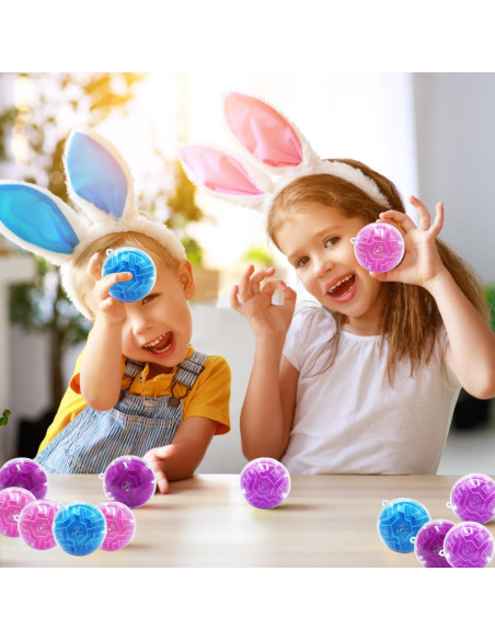 100 Pzs Mini Bola Laberinto 3D Yomwet Juguetes Antiestrés