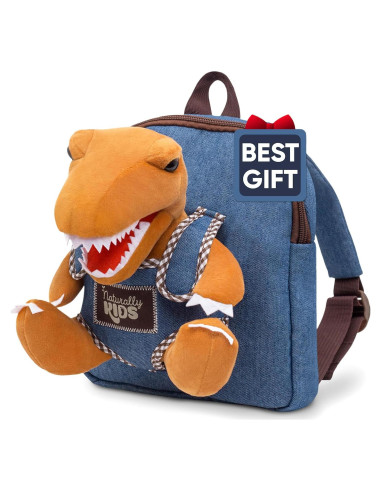 Mini Mochila Dinosaurio Naturally KIDS 17,78x15,24cm