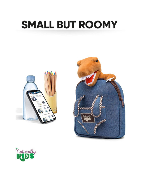 Mini Mochila Dinosaurio Naturally KIDS 17,78x15,24cm Mini Mochila Dinosaurio Naturally KIDS 17,78x15,24cm