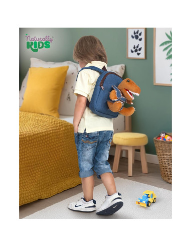 Mini Mochila Dinosaurio Naturally KIDS 17,78x15,24cm