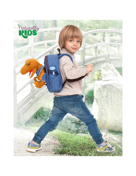 Mochila Dinosaurio Naturally KIDS 25 cm con Juguete Desmontable Mochila Dinosaurio Naturally KIDS 25 cm con Juguete Desmontable