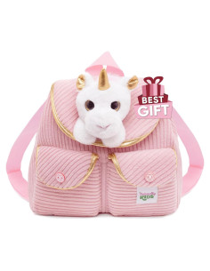 Mini Mochila Unicornio Rosa Naturally KIDS 17,78x15,24cm