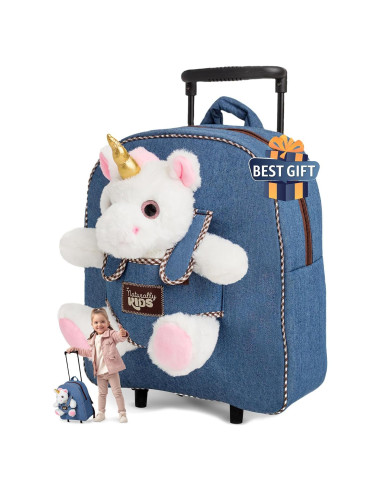 Mochila Rodante Unicornio Naturally KIDS 31.75x27.94cm