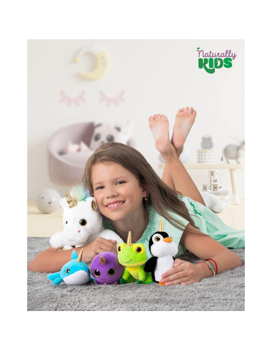 Mochila Unicornio Naturally KIDS con Juguetes 25,4 cm