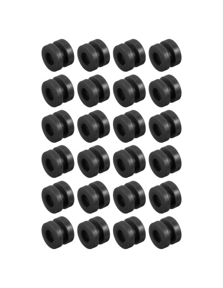 Bolas de Caucho Antivibración MECCANIXITY M3x4.6mm 24 Pcs