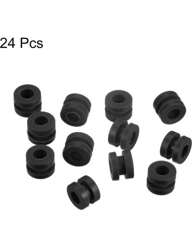 Bolas de Caucho Antivibración MECCANIXITY M3x4.6mm 24 Pcs