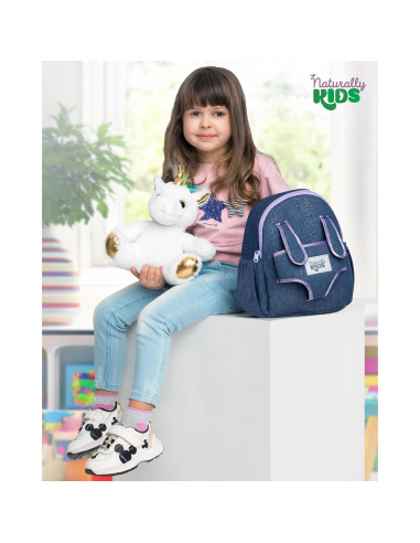 Mochila Unicornio Naturally KIDS 25,4x20,3 cm para Niñas