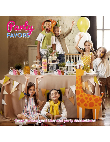 Burbujas de Animales de Granja 4E - Paquete de 24 - 7,62 cm