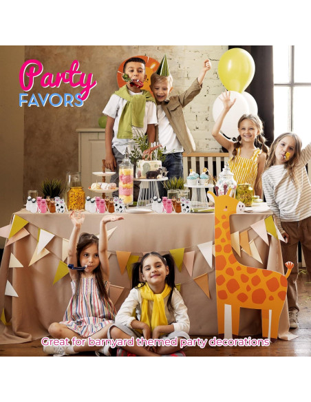 Burbujas de Animales de Granja 4E - Paquete de 24 - 7,62 cm