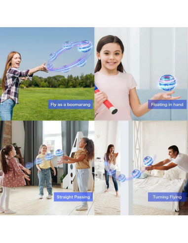 Bola Voladora PEKOIU TSM006B Azul - Juguete Interactivo