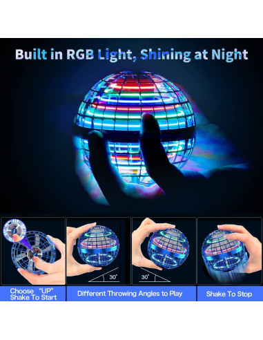 Bola Voladora PEKOIU TSM006B Azul - Juguete Interactivo