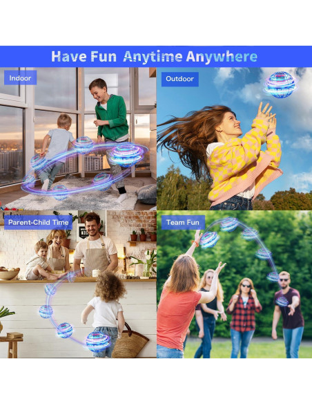 Bola Voladora PEKOIU TSM006B Azul - Juguete Interactivo