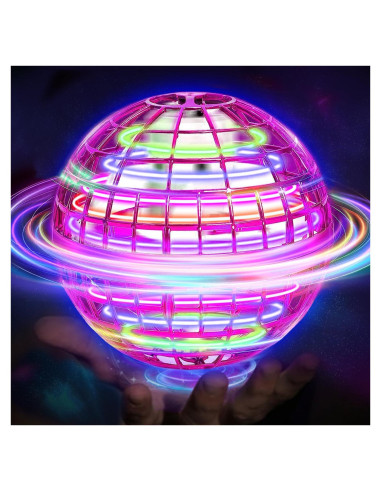 Bola Voladora PEKOIU Rosa, Drone Giratorio Flotante